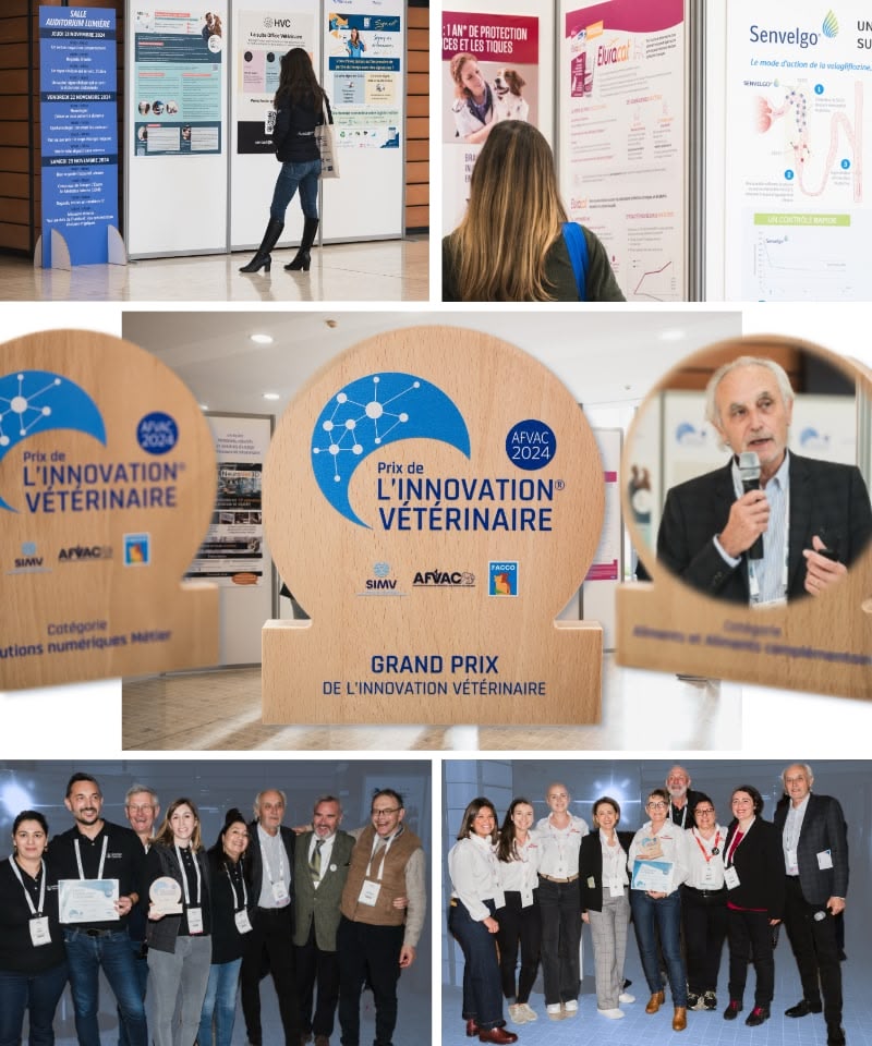 Photo des Prix l'Innovation Vétérinaire 2024 à Lyon